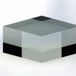 Acrylic Block 2" x 2" x 1" thick GlassAlike